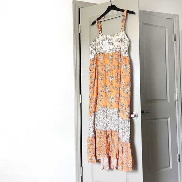 Torrid Harry Potter Maxi Dress Sorting Hat Wand Floral Slub Tiered Plus 2X - Picture 7 of 10